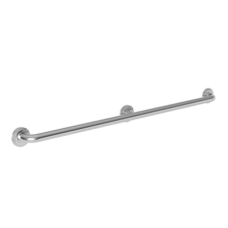 NEWPORT BRASS 45" L, Three Post, Solid Brass, 42" Grab Bar in Polished Chrome, Polished Chrome 1600-3942/26